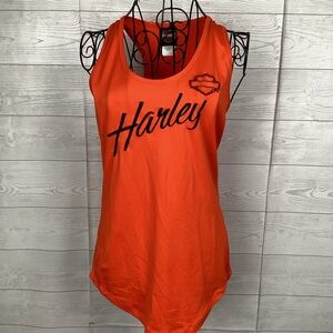 Harley-Davidson Vibrant Orange Tank Top